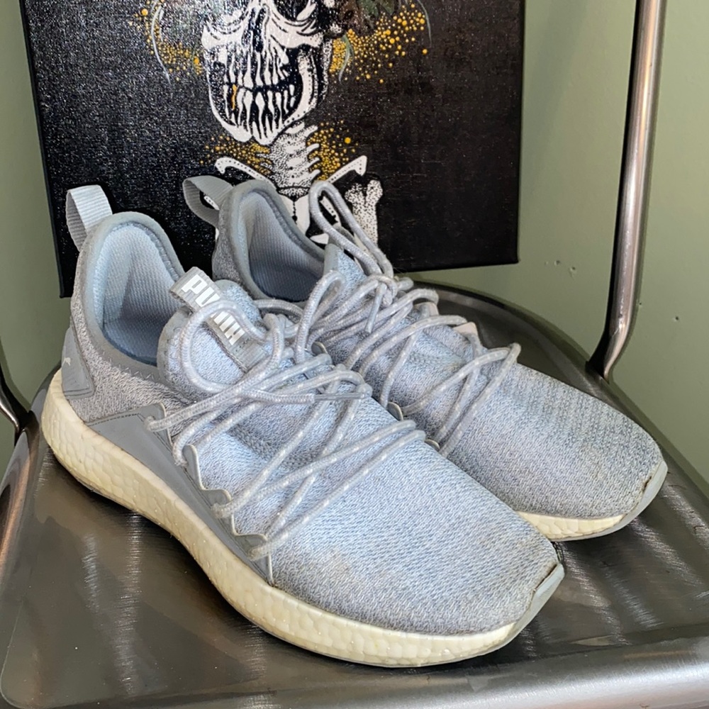 5/$25 Puma NRGY soft foam+ grey tennis shoes, sneakers, gym shoes,  size 7.5